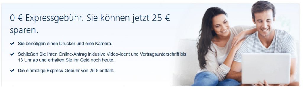 tTargobank Direktgeld Expressgebühr sparen